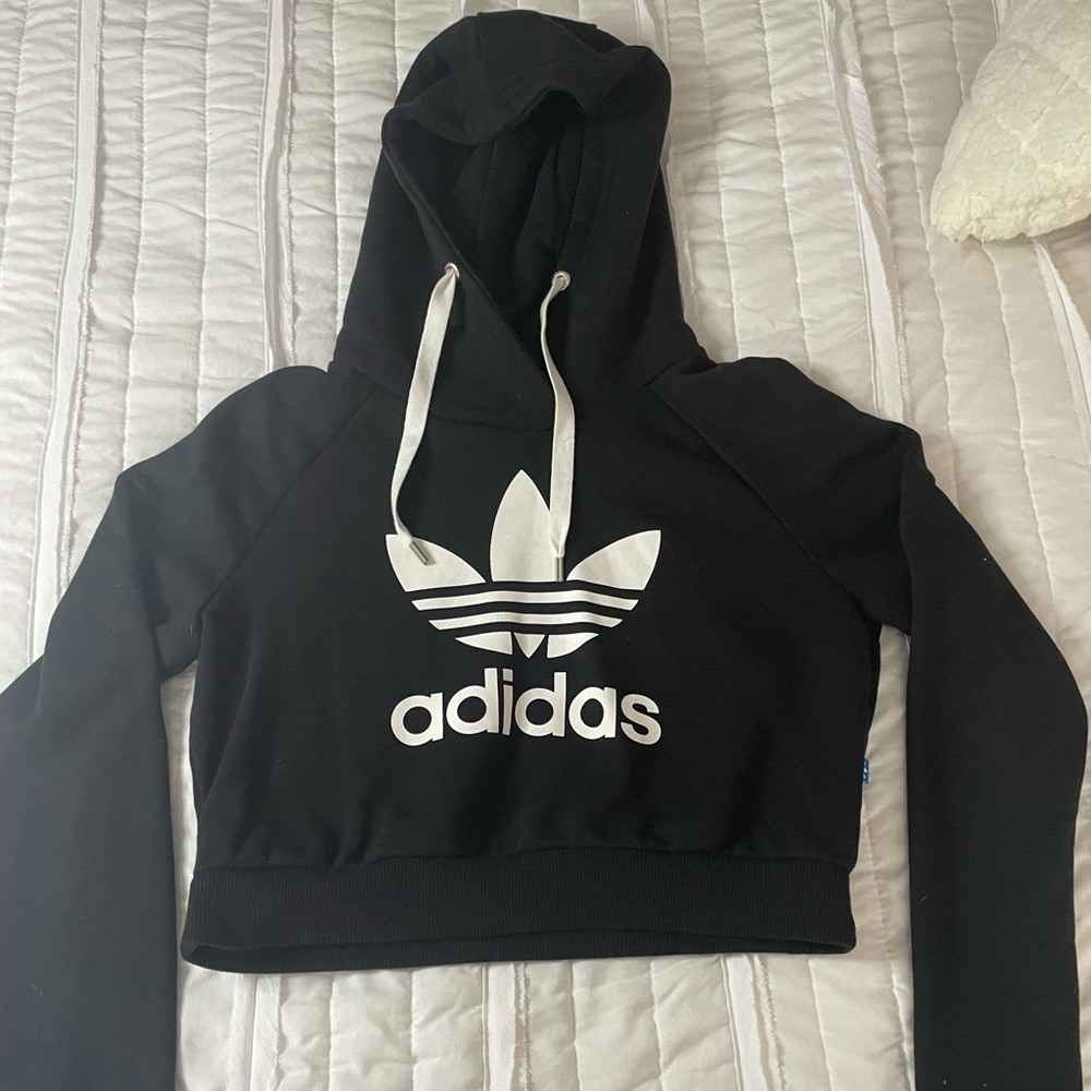 Adidas cropped hoodie